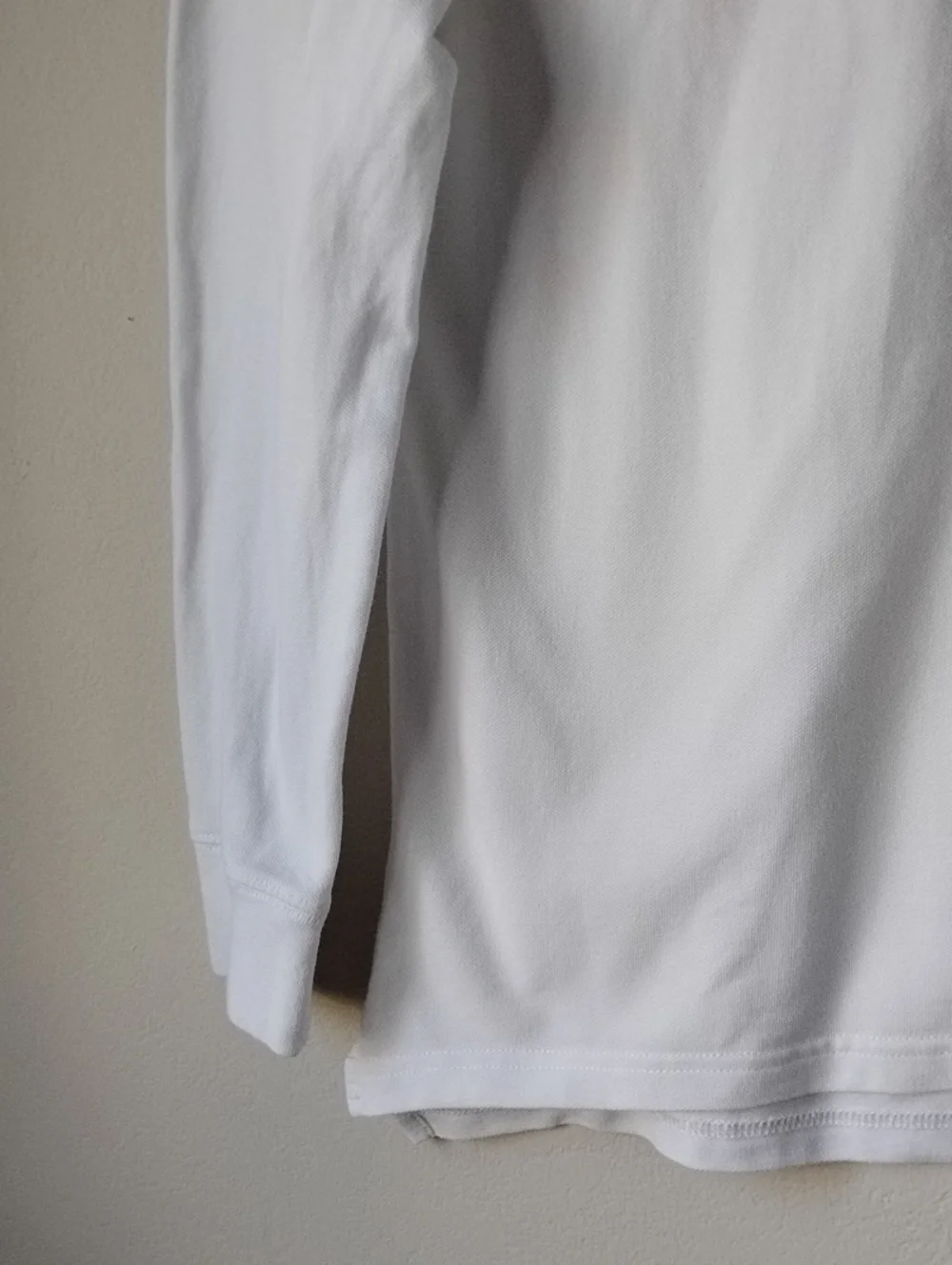 🌺💙 The Children's Place Size XL Long Sleeve Pique Polo White